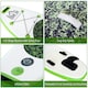 image 3 of HOMCOM 10ft Inflatable Surfing Board W/ Paddle, Fix Bag, Air Pump, Fin, Backpack Green