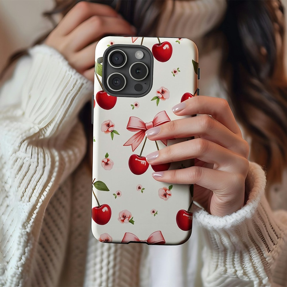 image 1 of Tied With a Bow Phone Case | Red | iPhone 13 Pro Max
Tough | iPhone 13 Pro Max
Tough