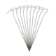 image 1 of KCT 20 pc Galvanised Steel Tent Pegs Heavy Duty Camping Ground Stakes 9"