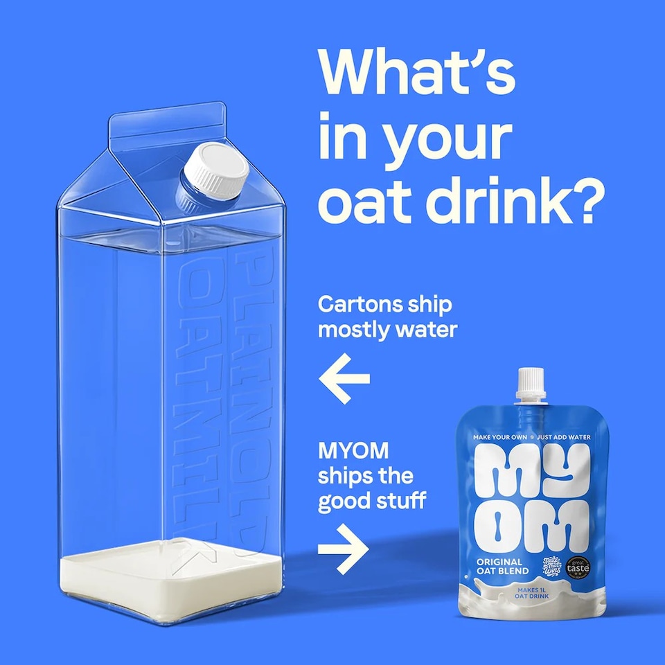 image 1 of MYOM 1L Original Oat Milk-Free Drink Premix Multipack
