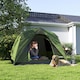 image 7 of Outsunny 3-4 Person Camping Tent, Waterproof Tent Orange | Orange, Grey