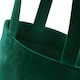 image 2 of Westford Mill Cotton Bottle Bag - Bottle Green - One Size