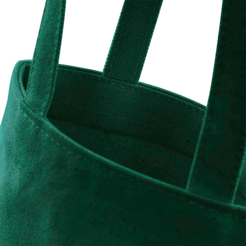 image 1 of Westford Mill Cotton Bottle Bag - Bottle Green - One Size