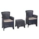 image 1 of Outsunny 3pc Outsunny Balcony Furniture Set - Grey | Bistro Set