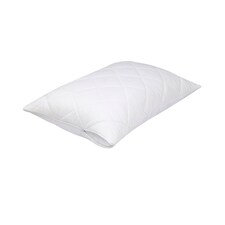 Groundlevel Hypoallergenic Quality Quilted Pillow And Mattress Protectors Soft Touch Cover | White