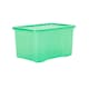 image 4 of Wham Crystal 5 x 60L Stackable Plastic Storage Boxes with Lids Green