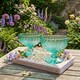 image 3 of Set of 6 Vintage Turquoise Blue Glass Trifle Bowl and Dessert Bowls Wedding Decorations Ideas 300ml | Blue | Turquoise Blue | Medium | 6