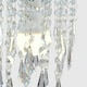 image 1 of ValueLights Clear Acrylic Droplets Silver Ceiling Pendant Shade