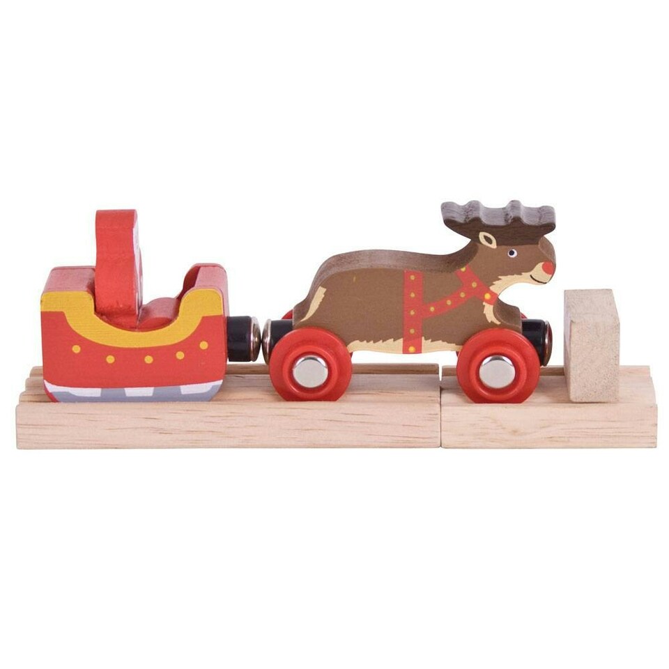 image 1 of Santa Sleigh with Reindeer