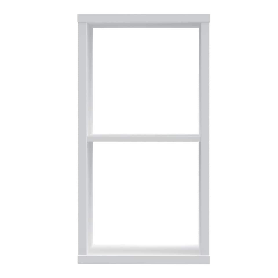 image 1 of Mauro 1 Shelf Storage Unit in White High Gloss/White