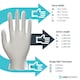 image 3 of Unigloves Unicare Clear Vinyl Box of 100 Gloves