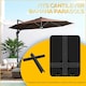 image 3 of Outsunny Cantilever Parasol Base for Banana Parasol with Wheels