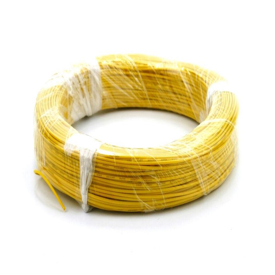 image 1 of Gaugemaster Electric Yellow Wire (7 x 0.2mm) 100m