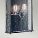 image 3 of Wexford 2 Light Outdoor Wall Half Lantern Light Black Silver IP43, E27