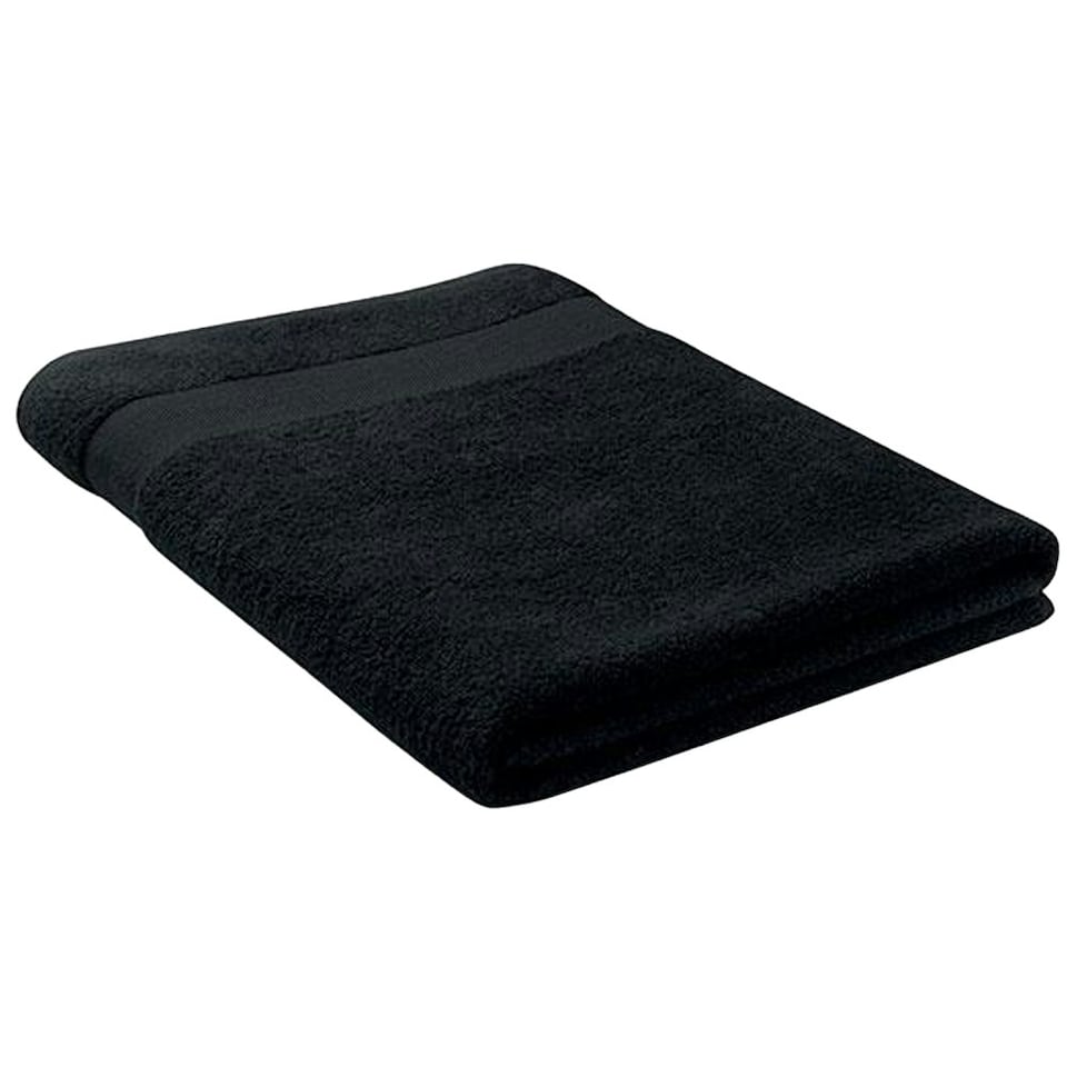 image 1 of MidOcean Merry Organic Cotton Towel - Black - One Size Black | One size