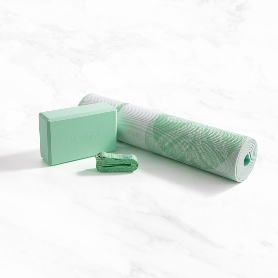 image 1 of Myga Yoga Set - Sage Palm | Green