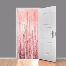 Rose Gold Foil Door Curtain Backdrop 92cm x 244cm