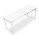image 1 of 4ft Folding Outdoor Camping Kitchen Work Top Table | White
