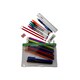 image 3 of Stationery Filled Green Zip 8x5" Pencil Case with Colouring Pencils