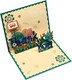 image 3 of Garden Scene 3D Pop Up Thank You Card