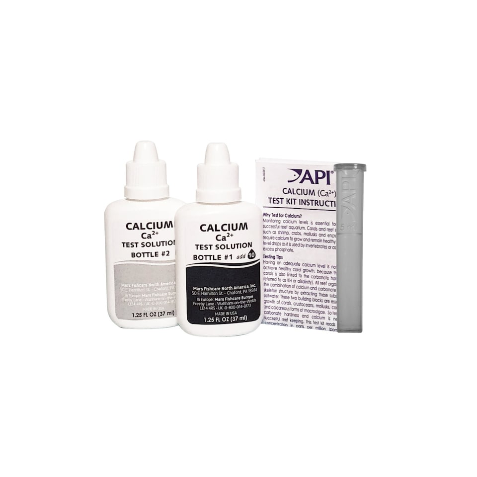 image 1 of API Calcium Test Kit Saltwater Aquarium 1 Count Test Kit Aquarium and Fish Supplies