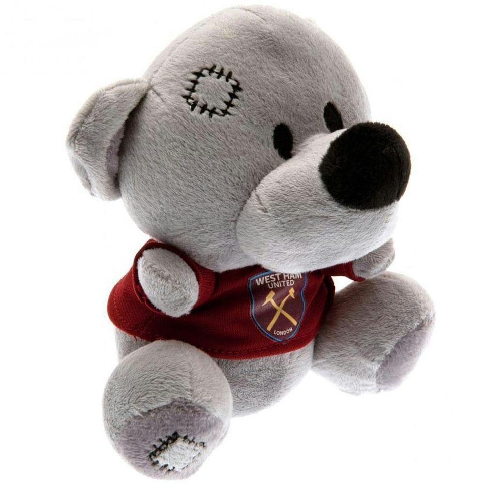 West Ham United FC Official Timmy Bear - Grey/Claret - One Size