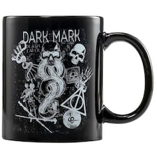Harry Potter Dark Arts Mug and Sock Set - Black/White - 11 UK
