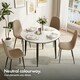 image 2 of VonHaus Cavell Cord Textured Set of 2 Dining Chairs