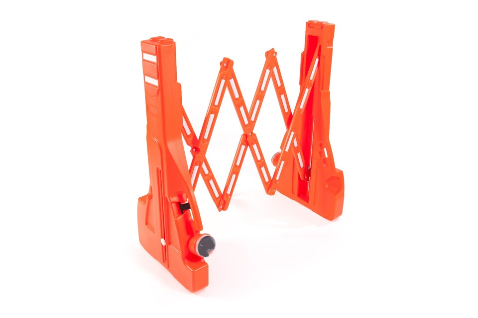 image 1 of The Ramp People Water Filled Expandable Barrier - Plastic - Red 2.3m Safety Barrier