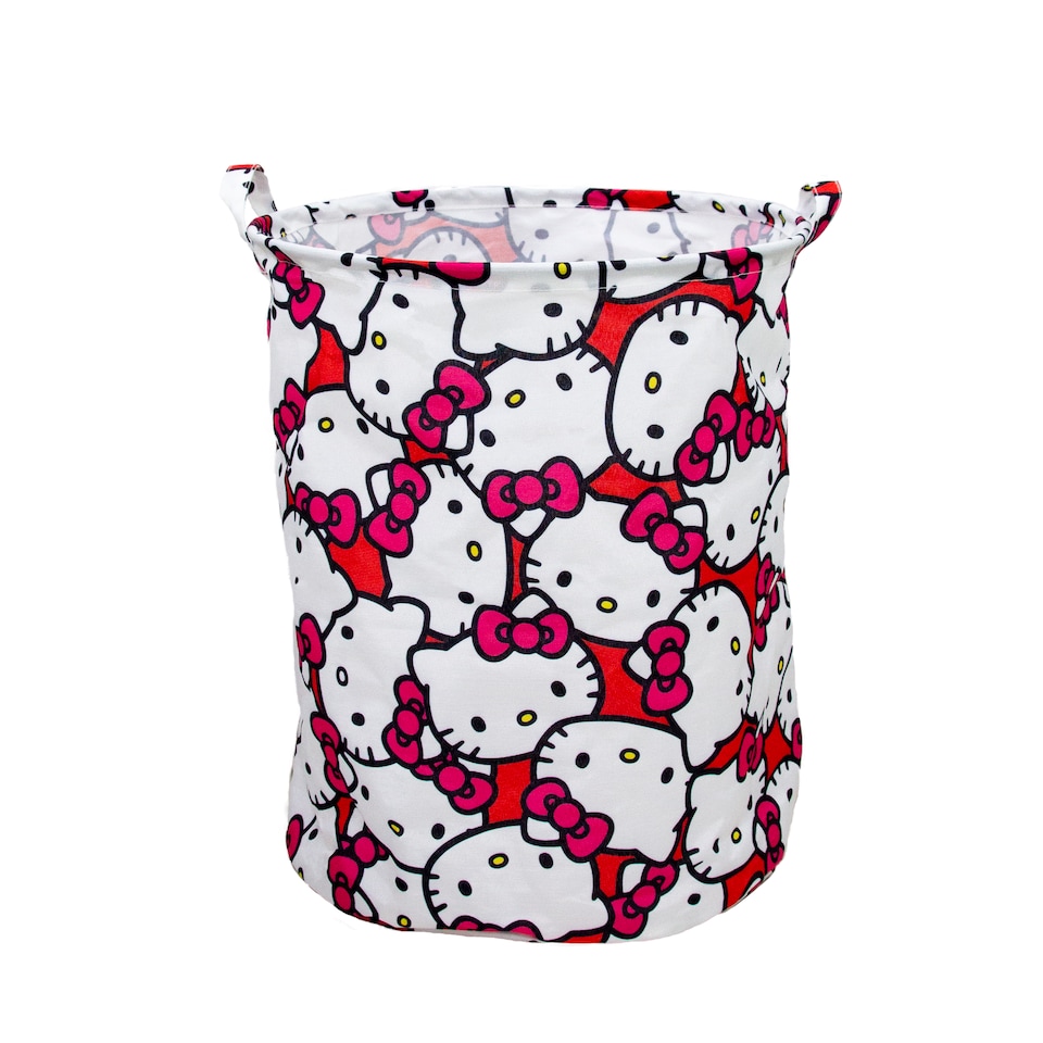image 1 of Hello Kitty Star Fabric Storage Hamper