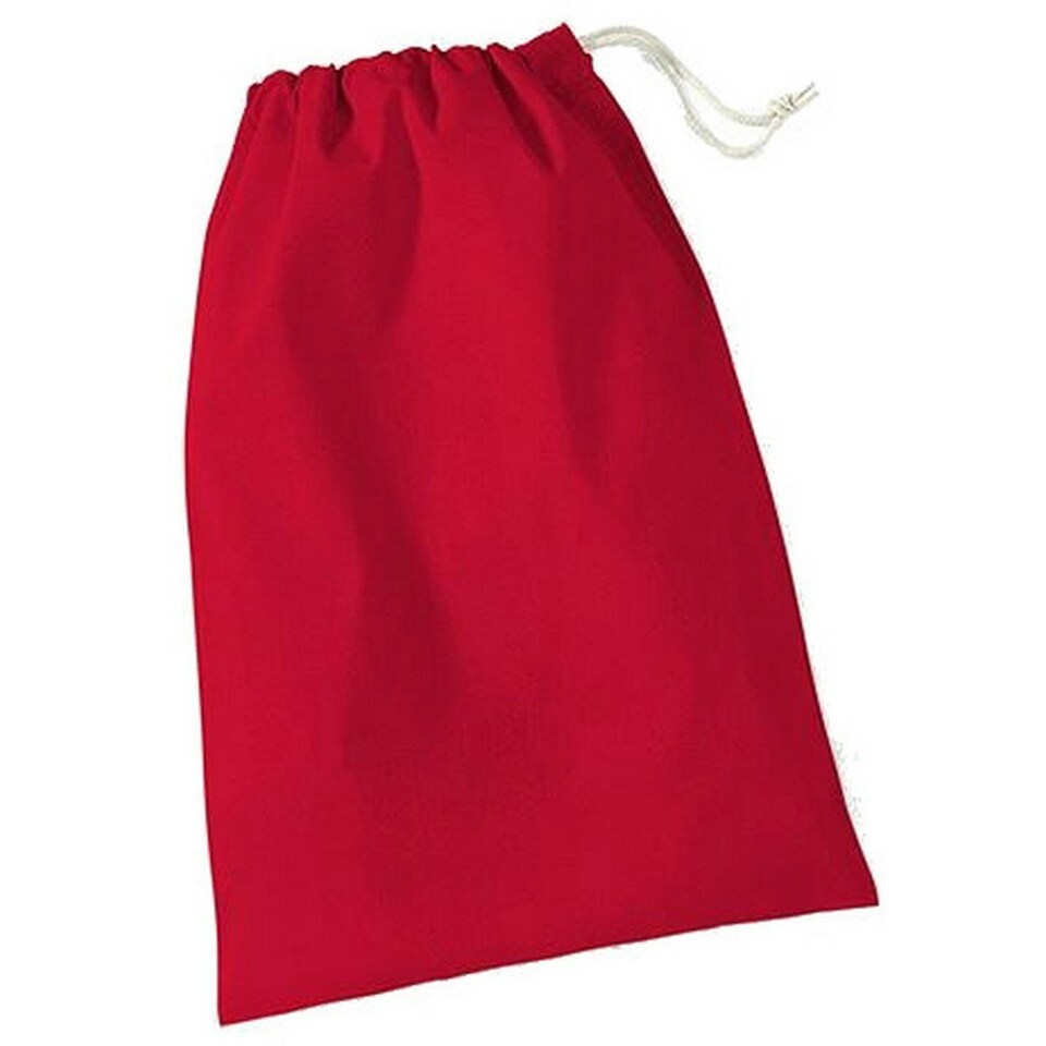 image 1 of Westford Mill Cotton Stuff Bag - Classic Red - XXS Red | XXS