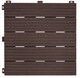 image 1 of Cosmo Garden Patio Cosmopolitan Decking Tiles - Brown | Brown | Pack of 1