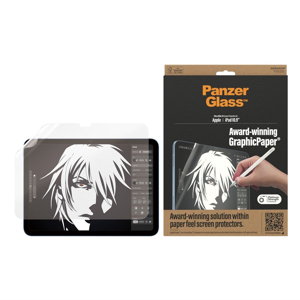 image 1 of Panzer Glass Ultra Wide Fit Screen Protection for ipad 10.9 2022 - 2800