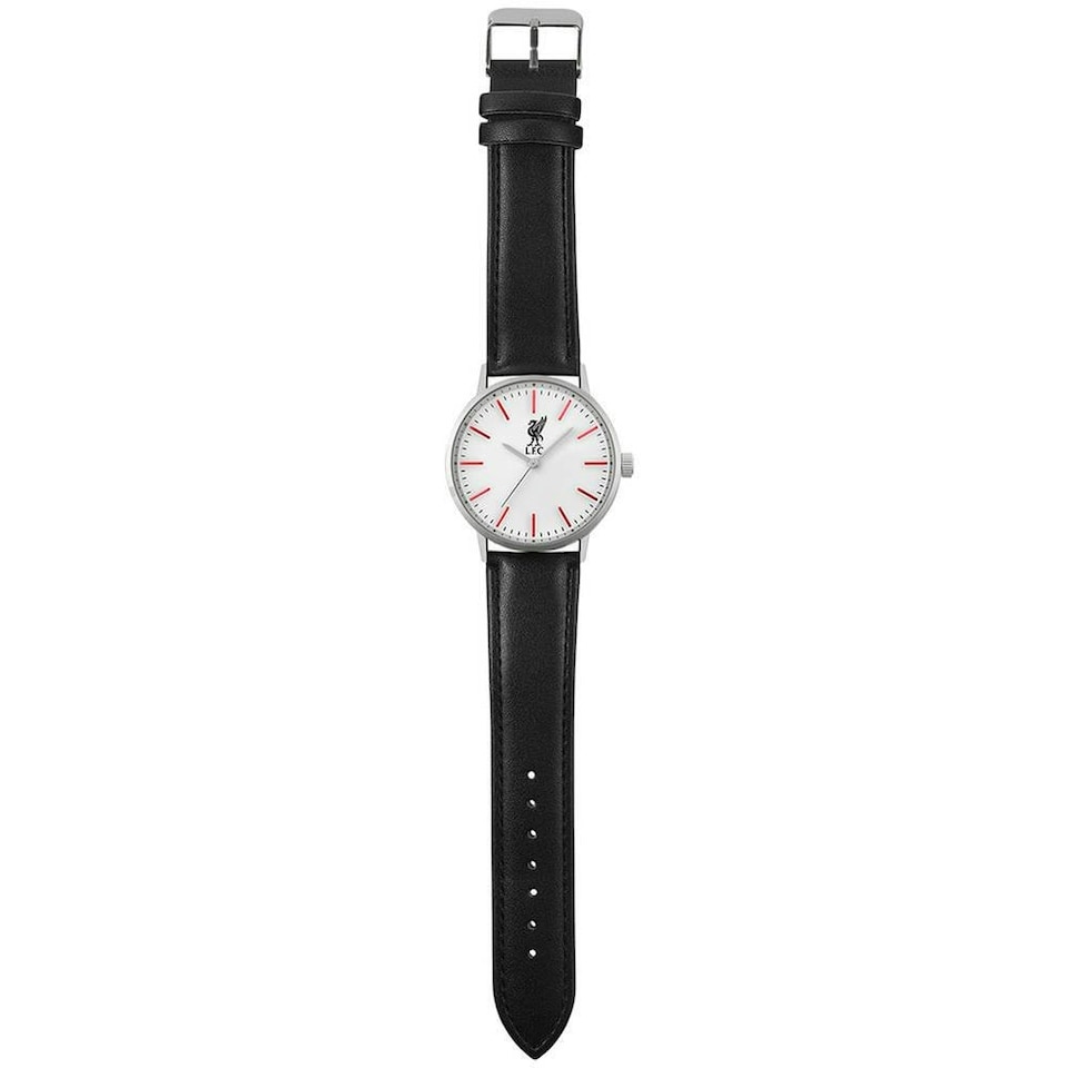 image 1 of Liverpool FC Mens Classic Analogue Watch - Black/Silver/Red - One Size