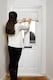 image 3 of Easyblinds Easydoor door blind, white, self-adhesive attachments, easy cut to size or shape up to 75 x 190cm | White | White | One Size | 1