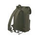image 2 of BagBase Vintage Laptop Backpack - Olive Green/Black - One Size
