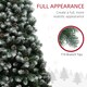 image 7 of HOMCOM 6ft Artificial Pine Christmas Tree with Pinecones, Steel Base