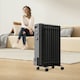 image 8 of VonHaus Oil Filled Radiator 9 Fin Portable Electric Heater