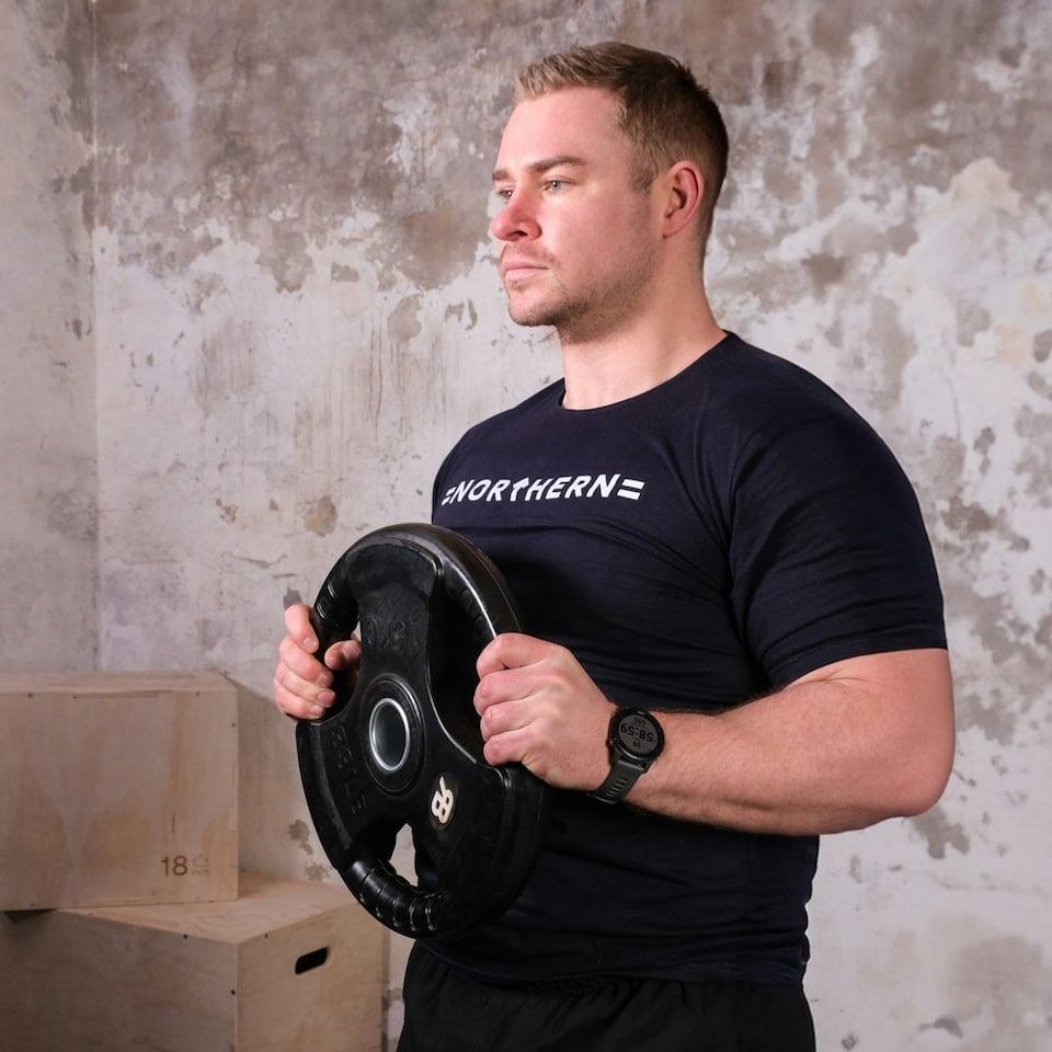 image 1 of Northern Tri-Grip Olympic Weight Plates Pair - 20Kg x 2