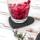 image 5 of Argon Tableware Heart Slate Coasters - 10cm - Pack of 12