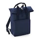 image 1 of Bagbase Roll Top Twin Handle Backpack - Navy Dusk - One Size