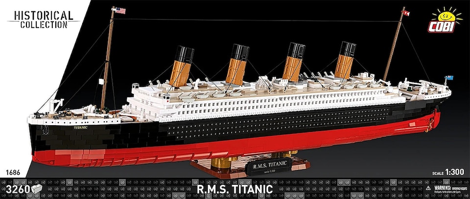 image 1 of Cobi 1686 Historical Collection  R.M.S Titanic  3260 pcs