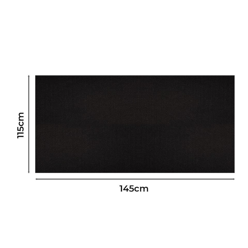 image 1 of Marlow Magnetic Blackout Blind 115x145cm Blockout Window Curtain | Black | One Size