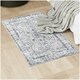 image 1 of Washable Rug Aliya - different sizes, oriental pattern, non-slip underside, non-allergenic short pile Grey | 110 x 60 cm