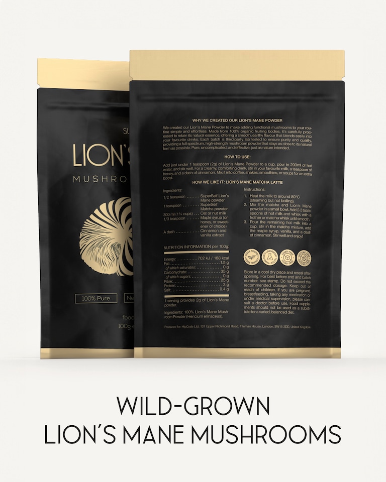 image 1 of SuperSelf Lion's Mane Mushroom Powder 100g