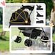 image 5 of PawHut Pet Stroller Foldable Travel Carriage w/ Brake Basket Canopy, Black