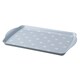 image 1 of Melamine Dotty Tray, Medium | Blue | Duck Egg Blue