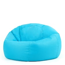 icon Classic Indoor Outdoor Bean Bag Aqua Blue Bean Bag Chair Blue