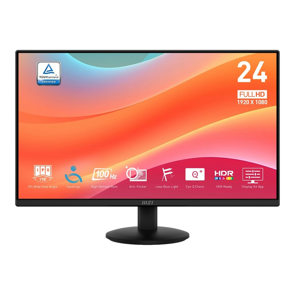 MSI PRO MP242L 24" IPS Full HD 100Hz 1ms HDMI Monitor