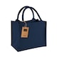 image 2 of Westford Mill Mini Jute Gift Bag - Navy - One Size